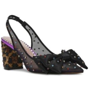 NWT Betsey Johnson Women's Dafney Pointed-Toe Slingback Pump 6.5W